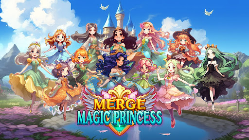 Merge Magic Princess: Tap Game ekran görüntüsü