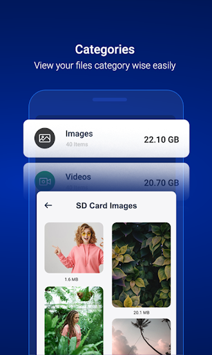 SD Card File Transfer manager ekran görüntüsü