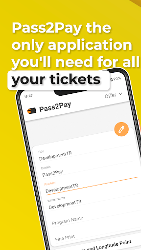 Pass2Pay ekran görüntüsü