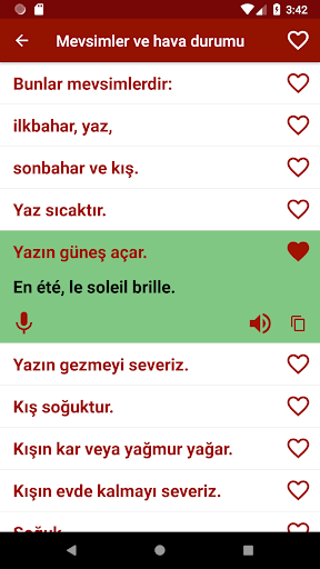 Fransızca öğren ekran görüntüsü