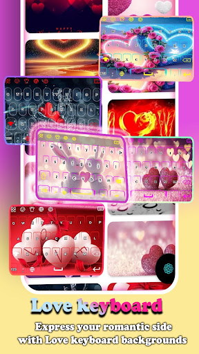 Animated Love Rabbit Keyboard ekran görüntüsü