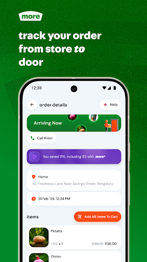 more: grocery delivery ekran görüntüsü