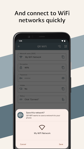 QR WiFi Connection ekran görüntüsü