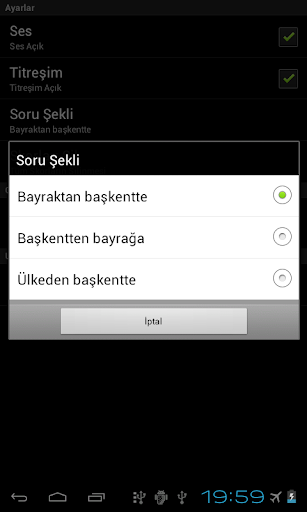 Başkent Bilgi Testi ekran görüntüsü