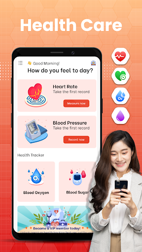 Oximeter & Heart Rate Monitor ekran görüntüsü