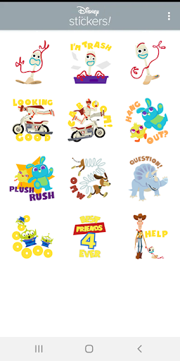 Pixar Stickers: Toy Story 4 ekran görüntüsü
