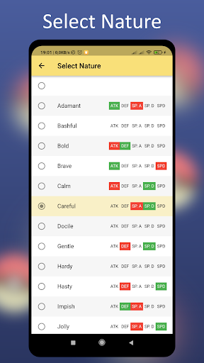 IV, EV and Stats Calculator ekran görüntüsü