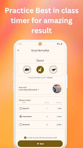 Surya Namaskar: Stretching App ekran görüntüsü