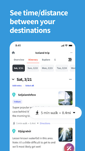 Wanderlog - Trip Planner App ekran görüntüsü