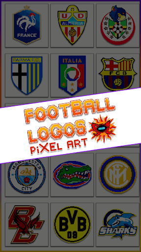 Football Logo Pixel Art ekran görüntüsü