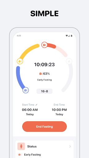 Fasting Tracker: FastMinder ekran görüntüsü