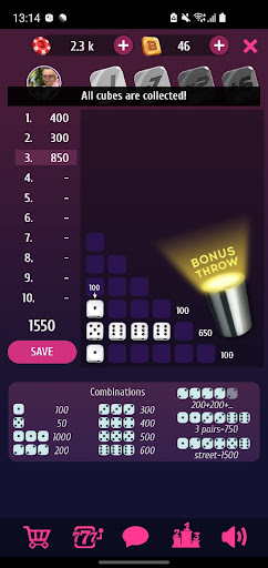 Farkle Pro - 10000 dice game ekran görüntüsü