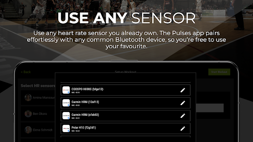 Pulses App - Group Heart Rate ekran görüntüsü