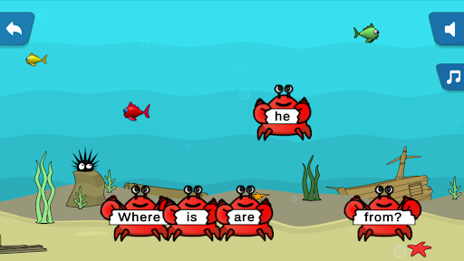 Learn English Game-Grab a Crab ekran görüntüsü