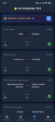Multi Betting Tips: Daily Win ekran görüntüsü