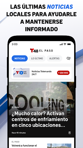 Telemundo 48 El Paso: Noticias ekran görüntüsü