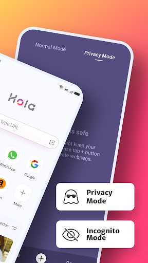 Hola Browser-özel ve hızlı ekran görüntüsü
