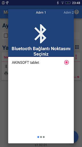 AKINSOFT Mobil Printer ekran görüntüsü