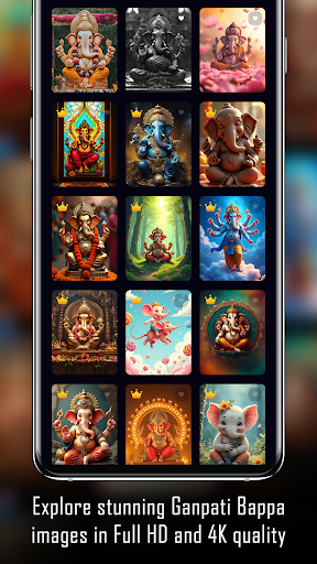 Lord Ganesh HD Wallpaper 4K ekran görüntüsü