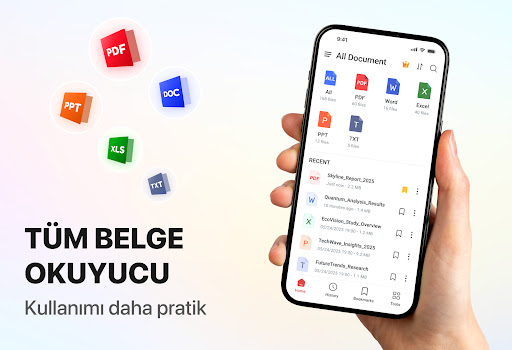 Tüm Belgeler Okuyucu ekran görüntüsü