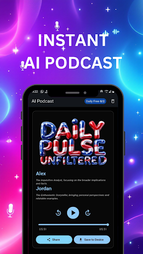 AI Podcast ekran görüntüsü