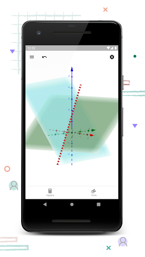 GeoGebra 3D Hesap Makinesi ekran görüntüsü