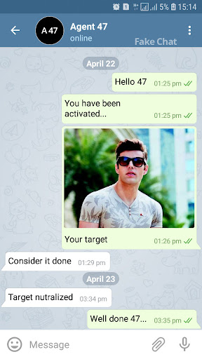 Telefun Fake chat maker Prank ekran görüntüsü