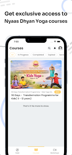 Nyaas Dhyan Yoga ekran görüntüsü