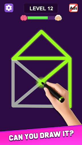 One Go Line Puzzle ekran görüntüsü