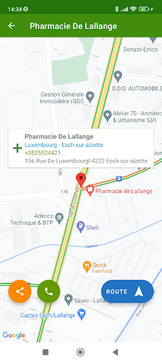 Luxembourg Pharmacies On Duty ekran görüntüsü