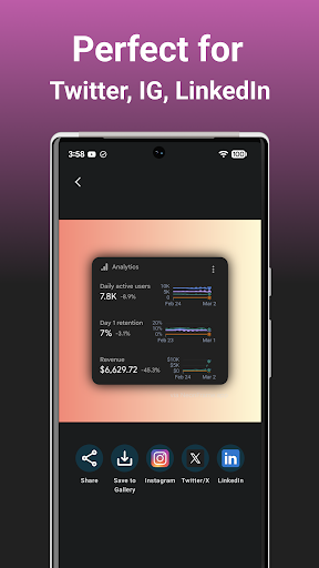 Screenshot Maker - NeonFrame ekran görüntüsü