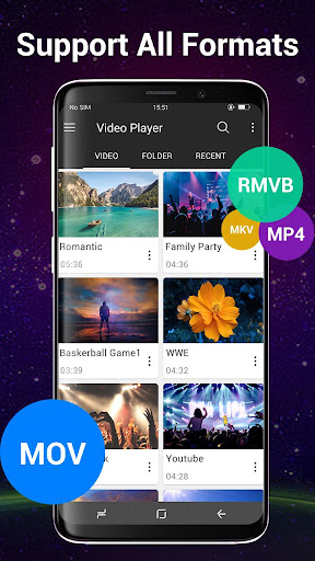 Android için Video Oynatıcı ekran görüntüsü