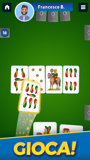 Scopa Tradizionale - Carte ekran görüntüsü
