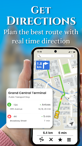 Live GPS Maps Voice Directions ekran görüntüsü