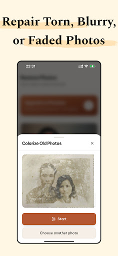 Memori: AI Photo Restoration ekran görüntüsü