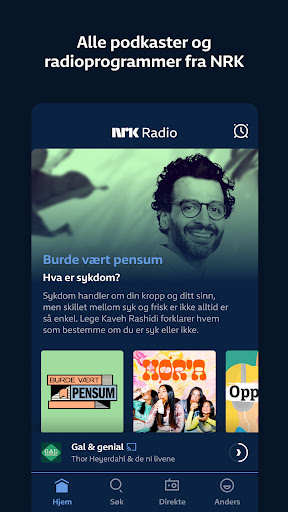 NRK Radio ekran görüntüsü