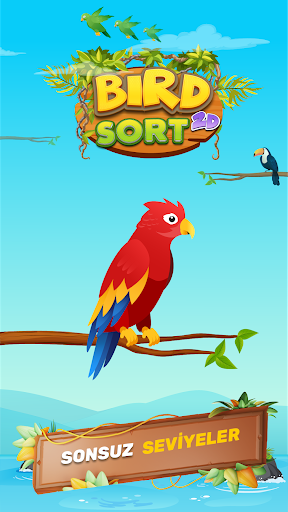 Bird Sort : Color Puzzle Games ekran görüntüsü