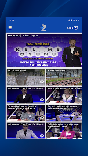 TV2 ekran görüntüsü