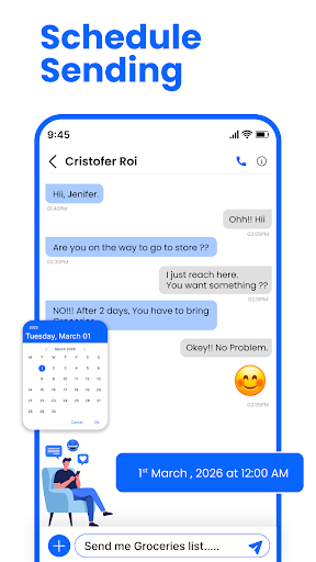 Messenger : SMS Home ekran görüntüsü