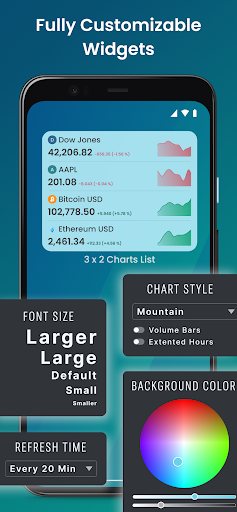 Stock Widget ekran görüntüsü
