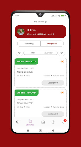 GSS Healthcare App ekran görüntüsü