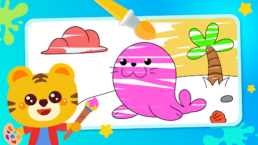 Toddler Coloring Book for kids ekran görüntüsü
