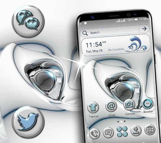 Glossy Launcher Theme ekran görüntüsü