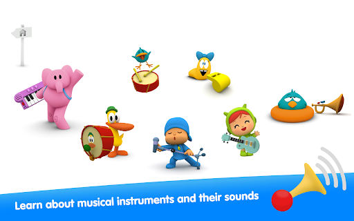 Pocoyo: çocuklar için müzikler ekran görüntüsü