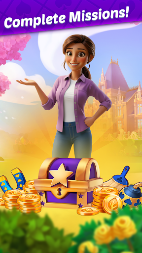 Solitaire Story - Ava's Manor ekran görüntüsü