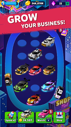 Merge Neon Car: Idle Car Merge ekran görüntüsü