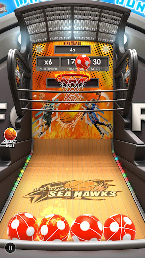 Basketball Flick 3D ekran görüntüsü