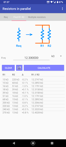 Resistor tools ekran görüntüsü
