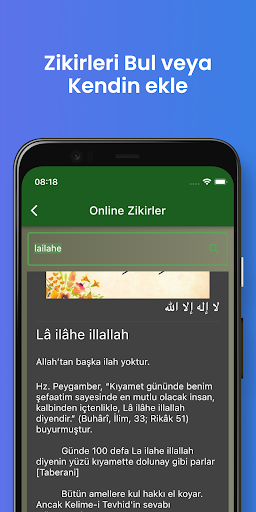 Zikirmatik akıllı sayaç tesbih ekran görüntüsü