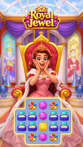 Royal Jewel - Match 3 Decor ekran görüntüsü